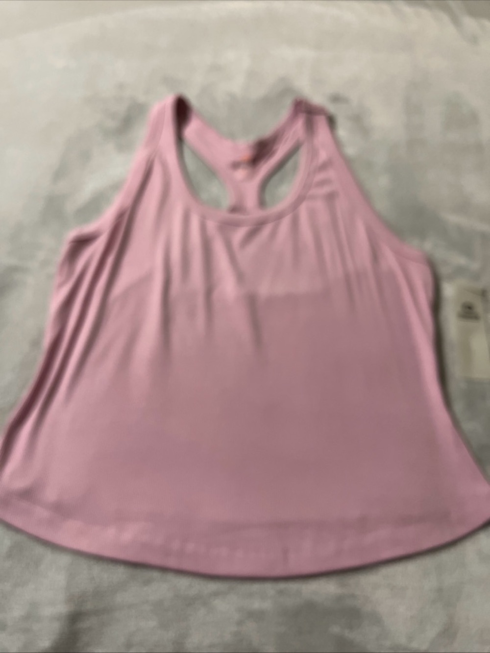 Mono B Women’s 3XL Pale Pink Racerback Tank Top New